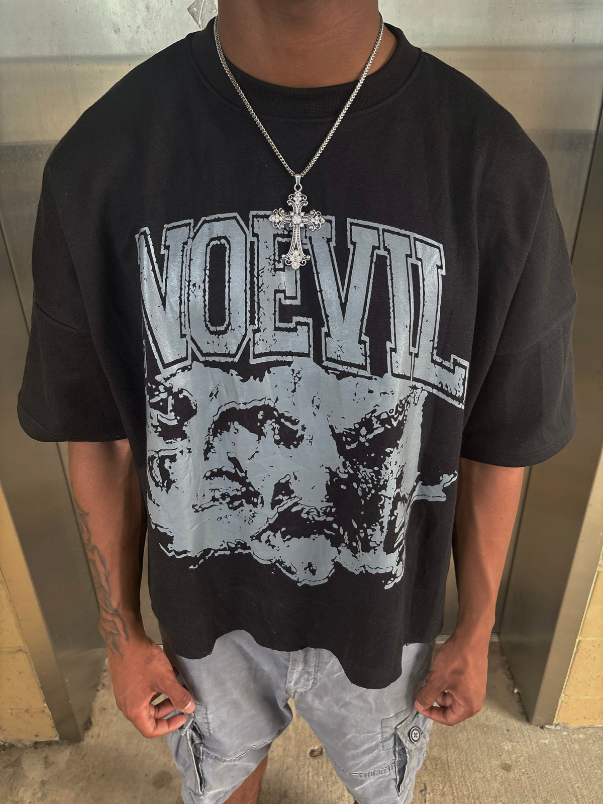 ‘SPLIT PERSONALITY’ T-Shirt BLACK