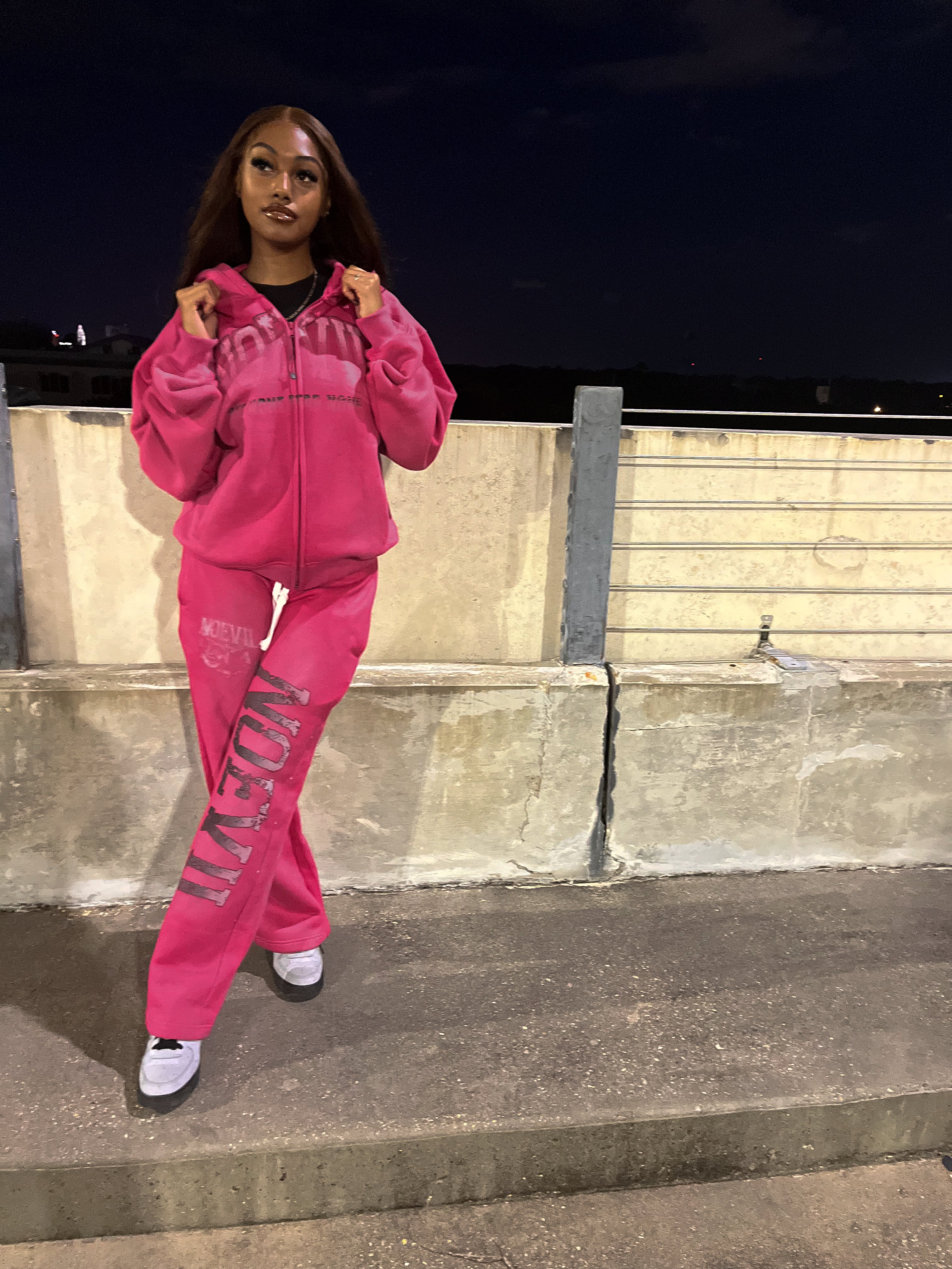 NOEVIL Sweatpants Pink