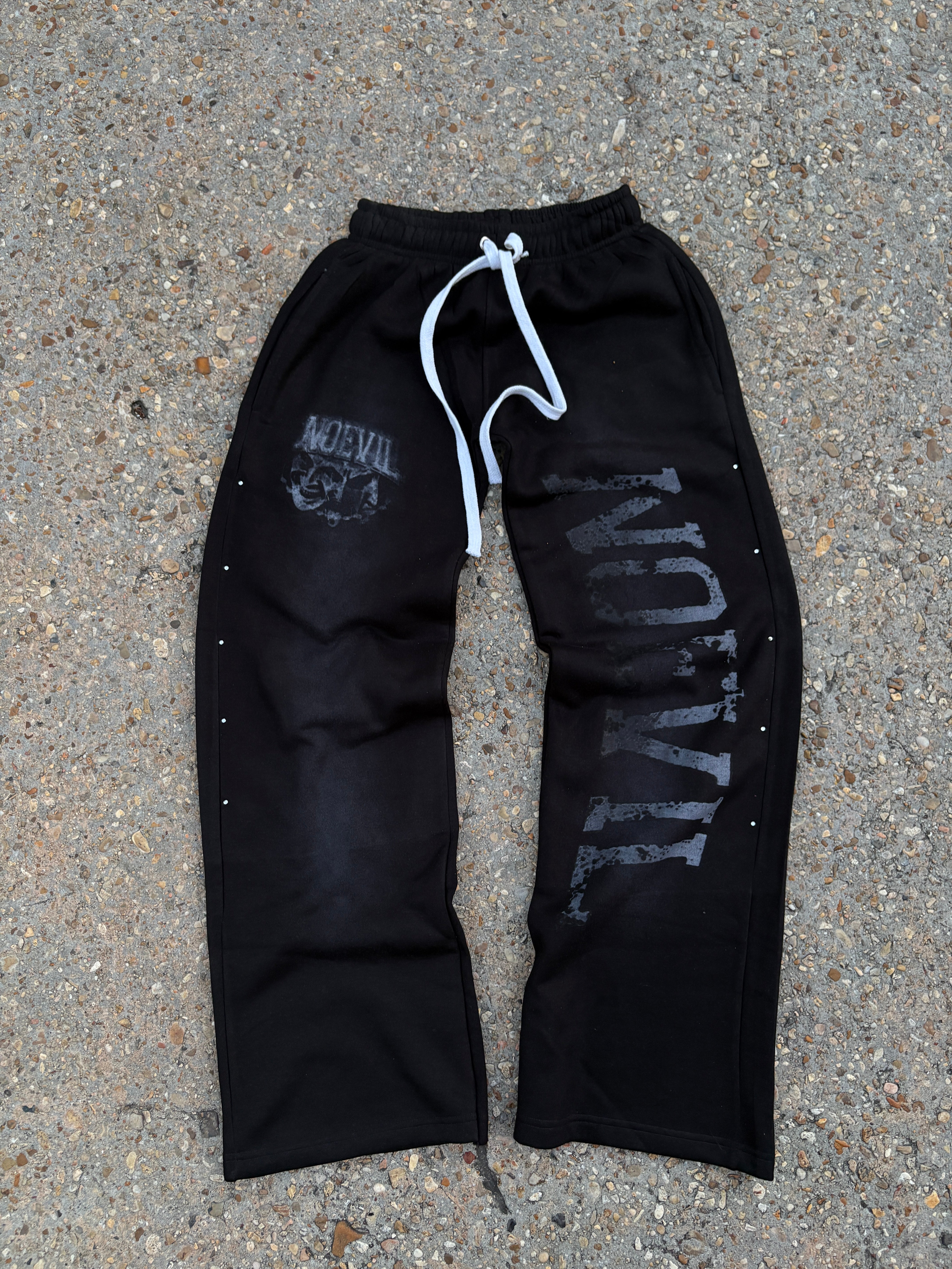 NOEVIL Sweatpants BLACK